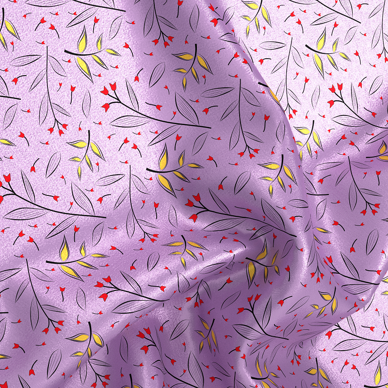 copy of Purple Flower Fabric-01